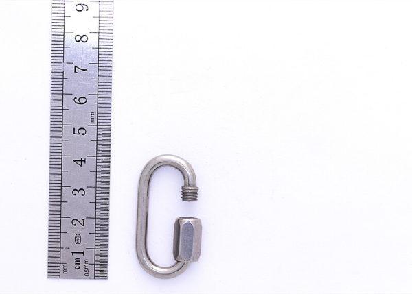 34015: #4 Oval Maillon Stainless Steel – Diameter 4mm - Image 2