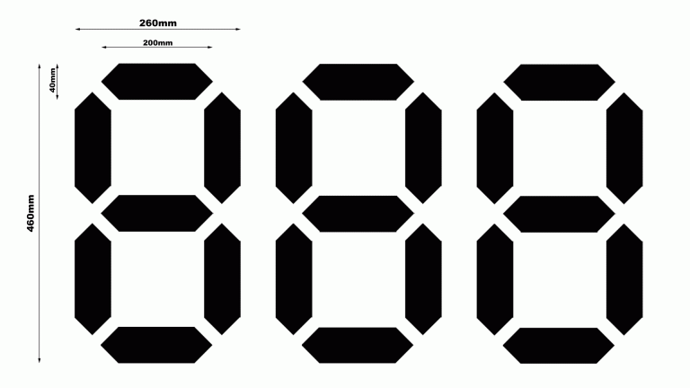 20600: "Stick-on Sticks" - Digital Numbers / Letters - Apco Aviation Ltd.