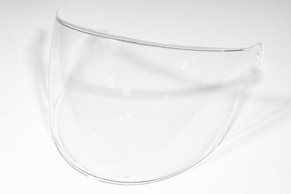 60240C: Full face clear visor inc. assembly hardware (for JetCom Helmet)