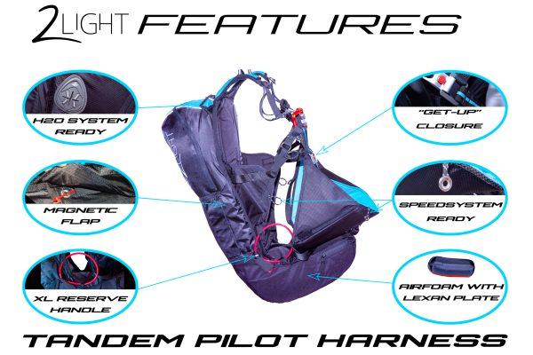 2-Light Tandem Pilot Harness - Image 4